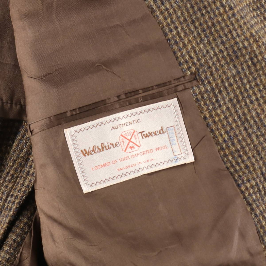 COUNTRY SQUIRE CLOTHES Welshire Tweed Jacket Made in USA Men's M size /eaa521139