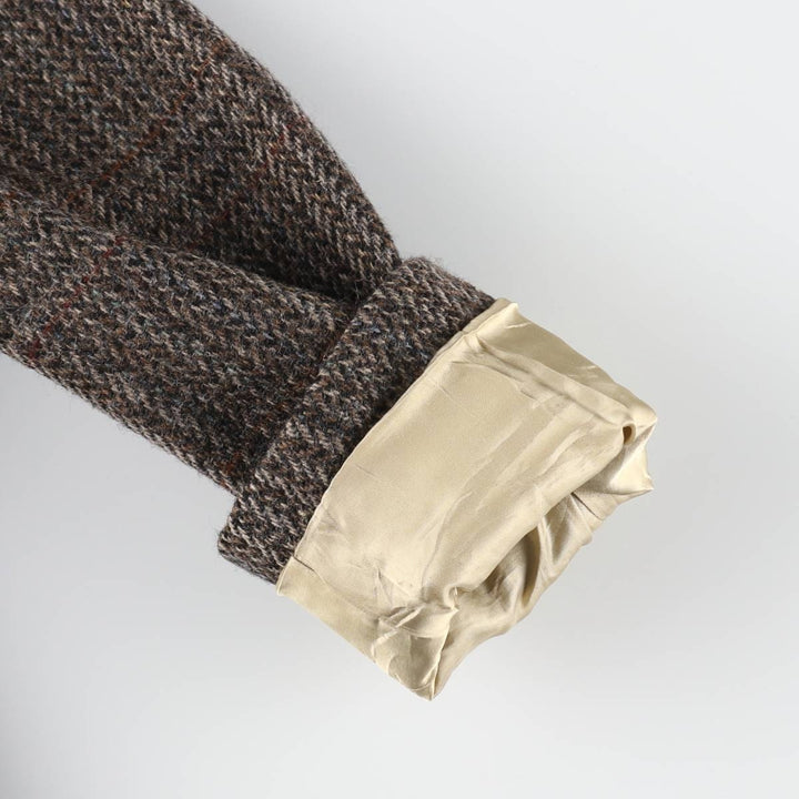 80'S Ralph Lauren CHAPS Check Pattern Wool Tailored Jacket Made in USA Men's L Size Vintage /eaa521143