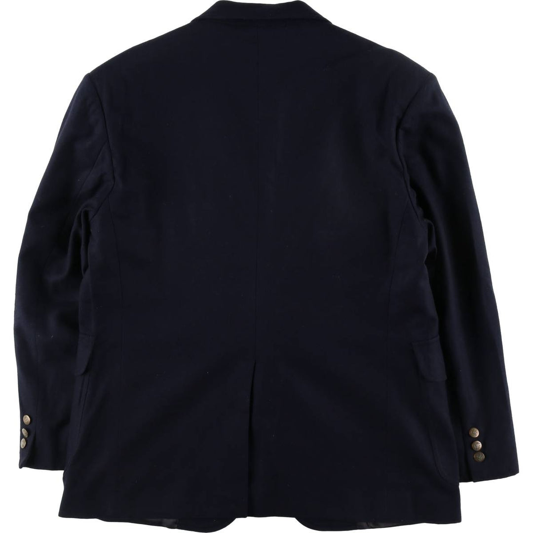 Pendleton Navy blazer, tailored jacket, men's size L wool navy blue type Vintage Second Hand