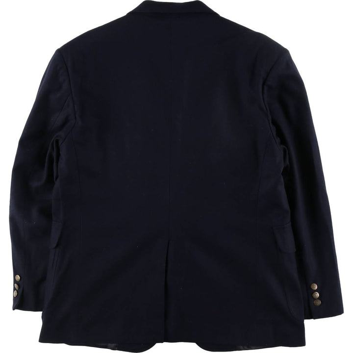 Pendleton Navy blazer, tailored jacket, men's size L wool navy blue type Vintage Second Hand