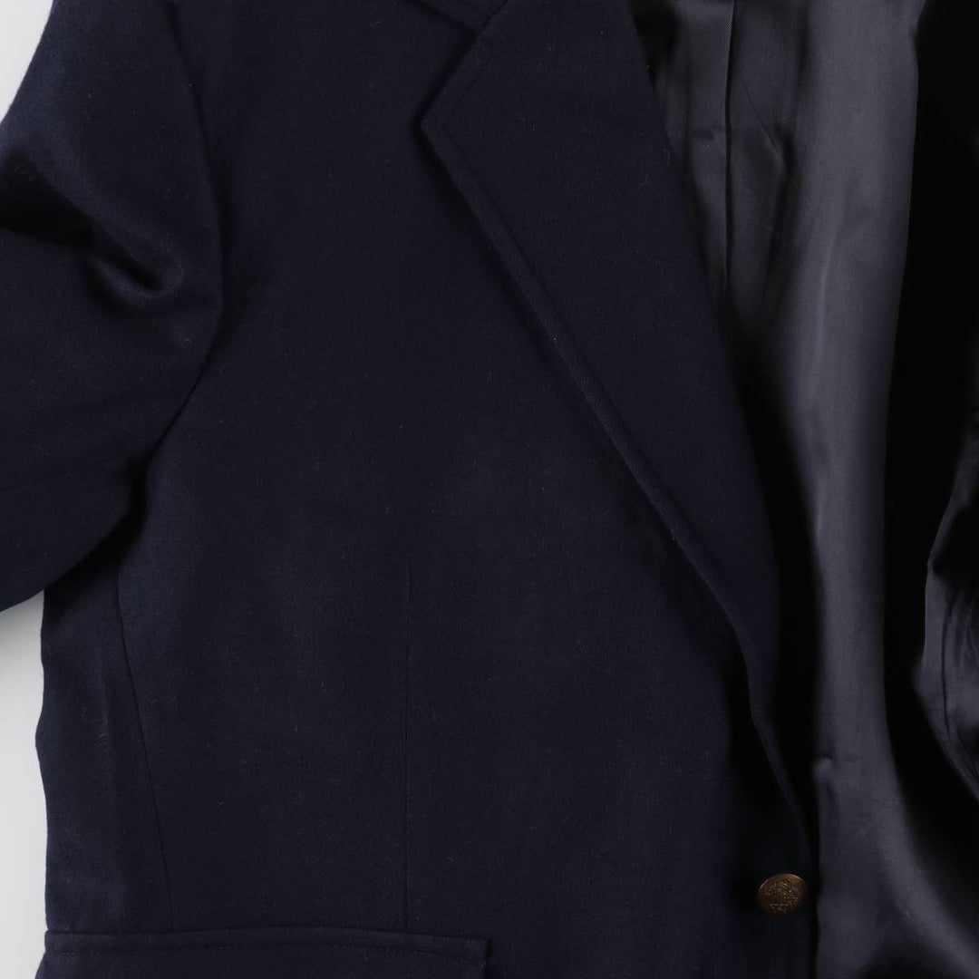 Pendleton Navy blazer, tailored jacket, men's size L wool navy blue type Vintage Second Hand