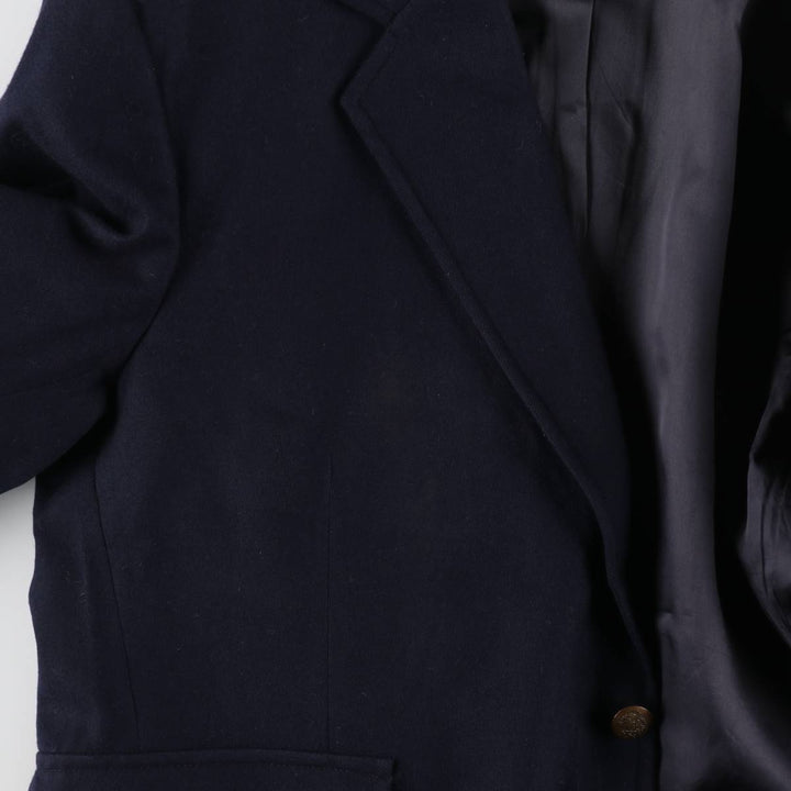 Pendleton Navy blazer, tailored jacket, men's size L wool navy blue type Vintage Second Hand