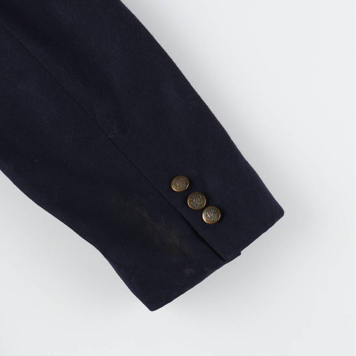 Pendleton Navy blazer, tailored jacket, men's size L wool navy blue type Vintage Second Hand