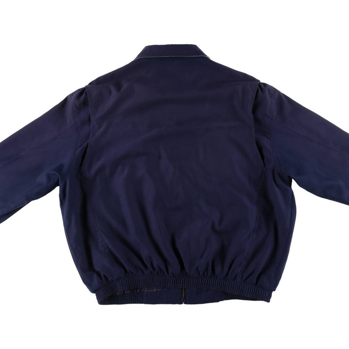Ralph Lauren POLO by Ralph Lauren Swing Top Sports Jacket Men's XL polyester navy blue type Vintage Second Hand