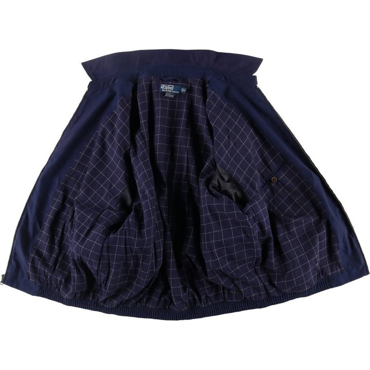 Ralph Lauren POLO by Ralph Lauren Swing Top Sports Jacket Men's XL polyester navy blue type Vintage Second Hand