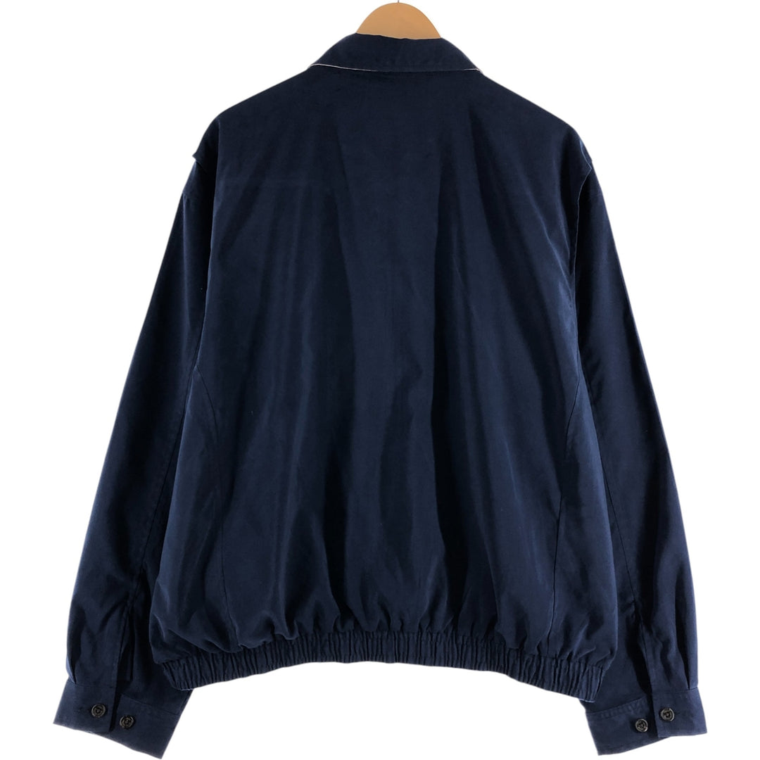 Ralph Lauren POLO by Ralph Lauren Swing Top Sports Jacket Men's XL polyester navy blue type Vintage Second Hand
