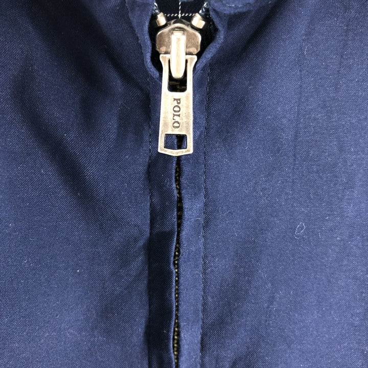 Ralph Lauren POLO by Ralph Lauren Swing Top Sports Jacket Men's XL polyester navy blue type Vintage Second Hand