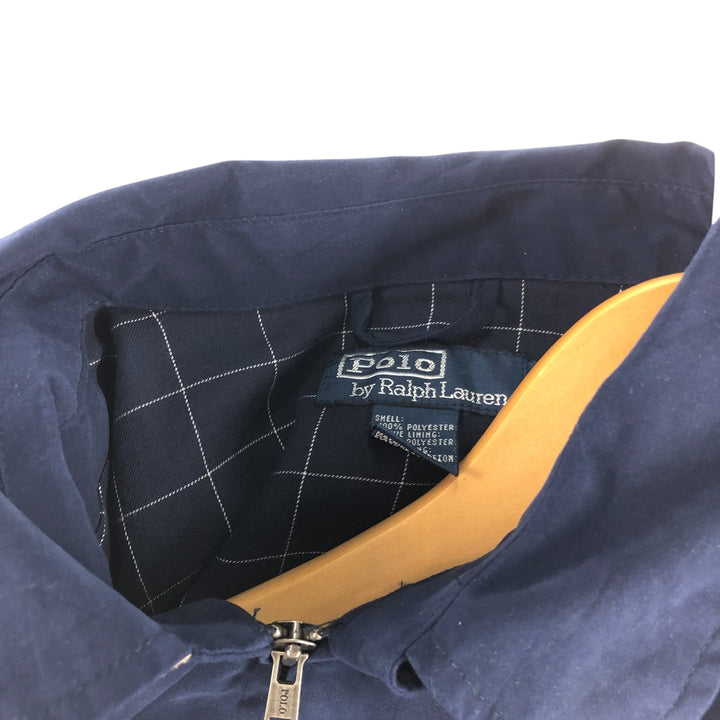 Ralph Lauren POLO by Ralph Lauren Swing Top Sports Jacket Men's XL polyester navy blue type Vintage Second Hand