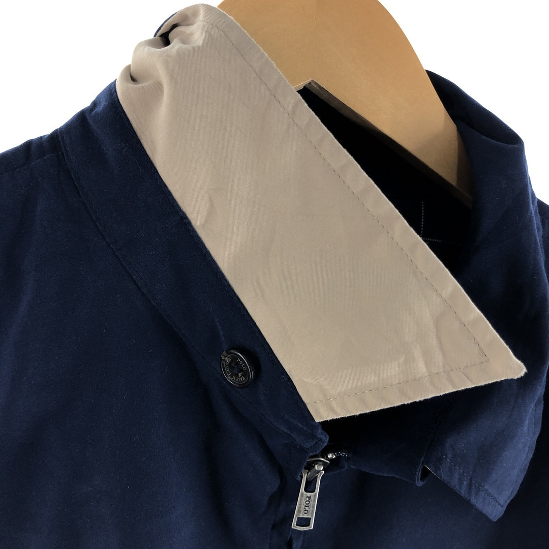 Ralph Lauren POLO by Ralph Lauren Swing Top Sports Jacket Men's XL polyester navy blue type Vintage Second Hand
