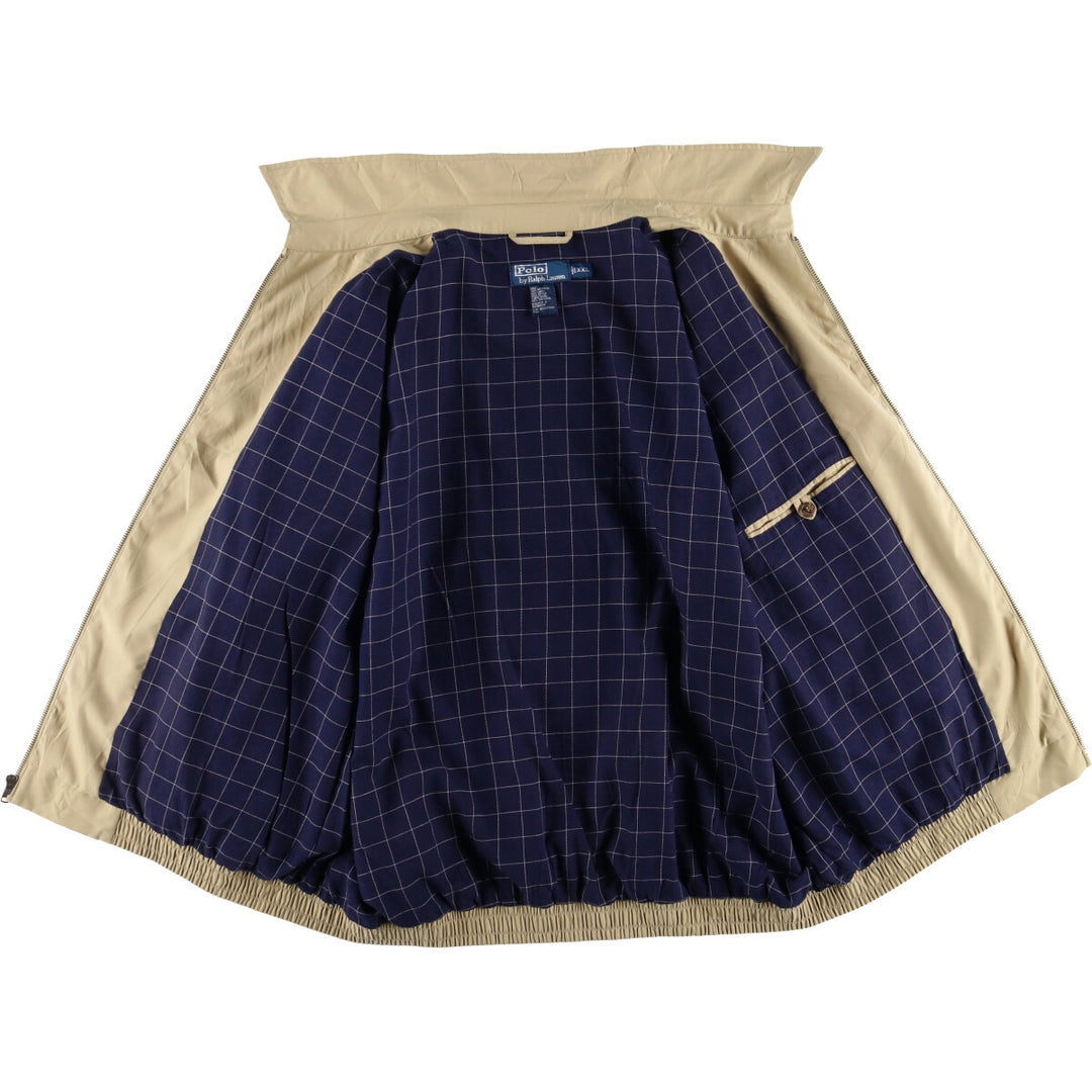 Ralph Lauren POLO by Ralph Lauren Swing Top Sports Jacket Men's XXL polyester Beige type Vintage Second Hand