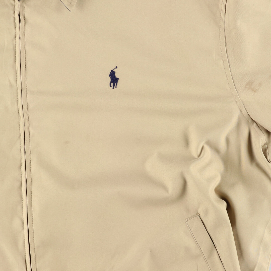 Ralph Lauren POLO by Ralph Lauren Swing Top Sports Jacket Men's XXL polyester Beige type Vintage Second Hand