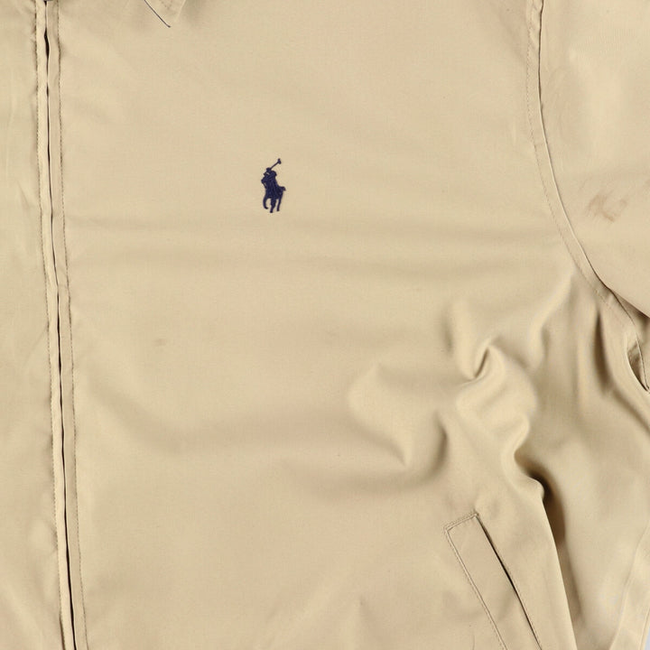 Ralph Lauren POLO by Ralph Lauren Swing Top Sports Jacket Men's XXL polyester Beige type Vintage Second Hand