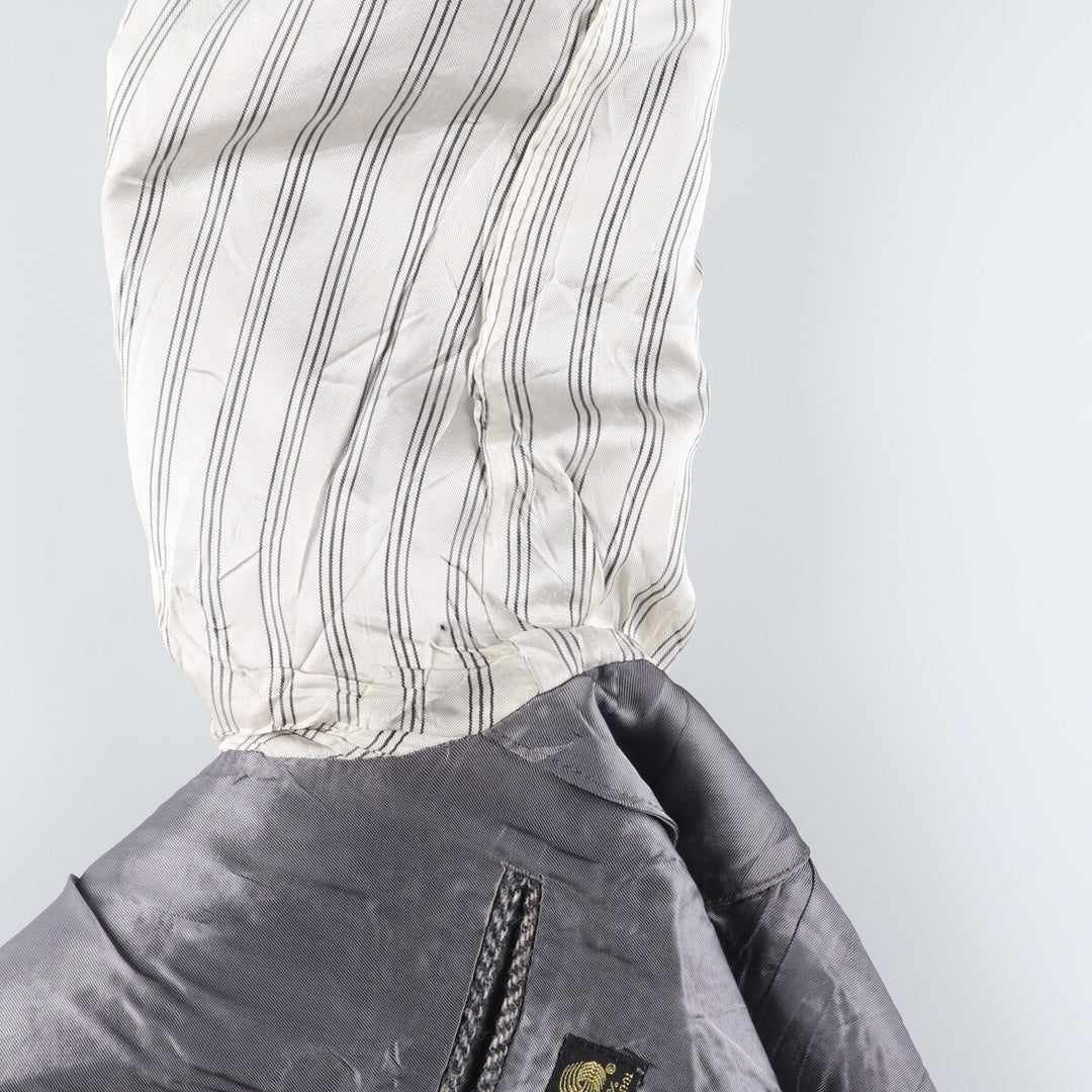 Herringbone wool tailored jacket for men size L / eaa521169