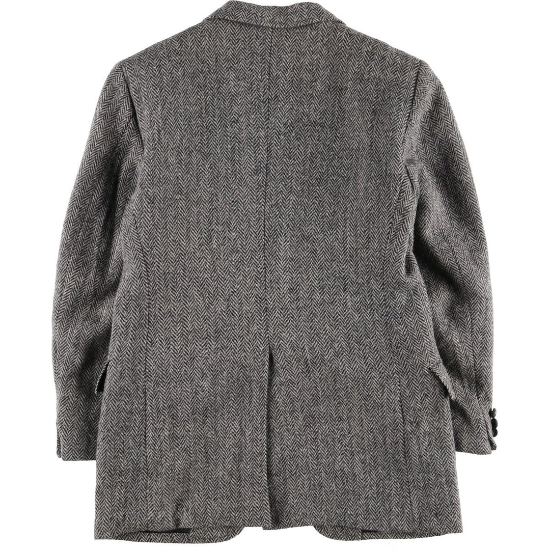 KUPPENHEIMER Harris Tweed Herringbone Wool Tailored Jacket Made in USA Men's L size /eaa521172