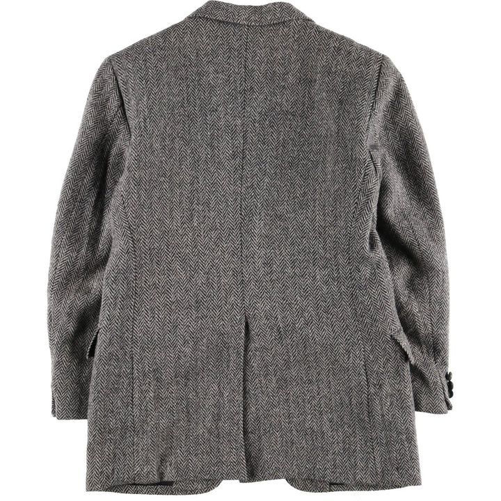 KUPPENHEIMER Harris Tweed Herringbone Wool Tailored Jacket Made in USA Men's L size /eaa521172