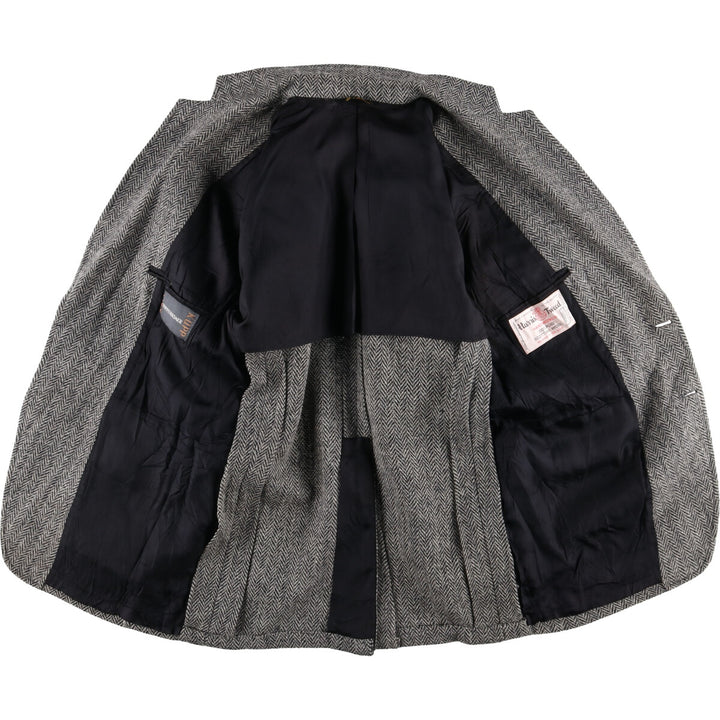 KUPPENHEIMER Harris Tweed Herringbone Wool Tailored Jacket Made in USA Men's L size /eaa521172