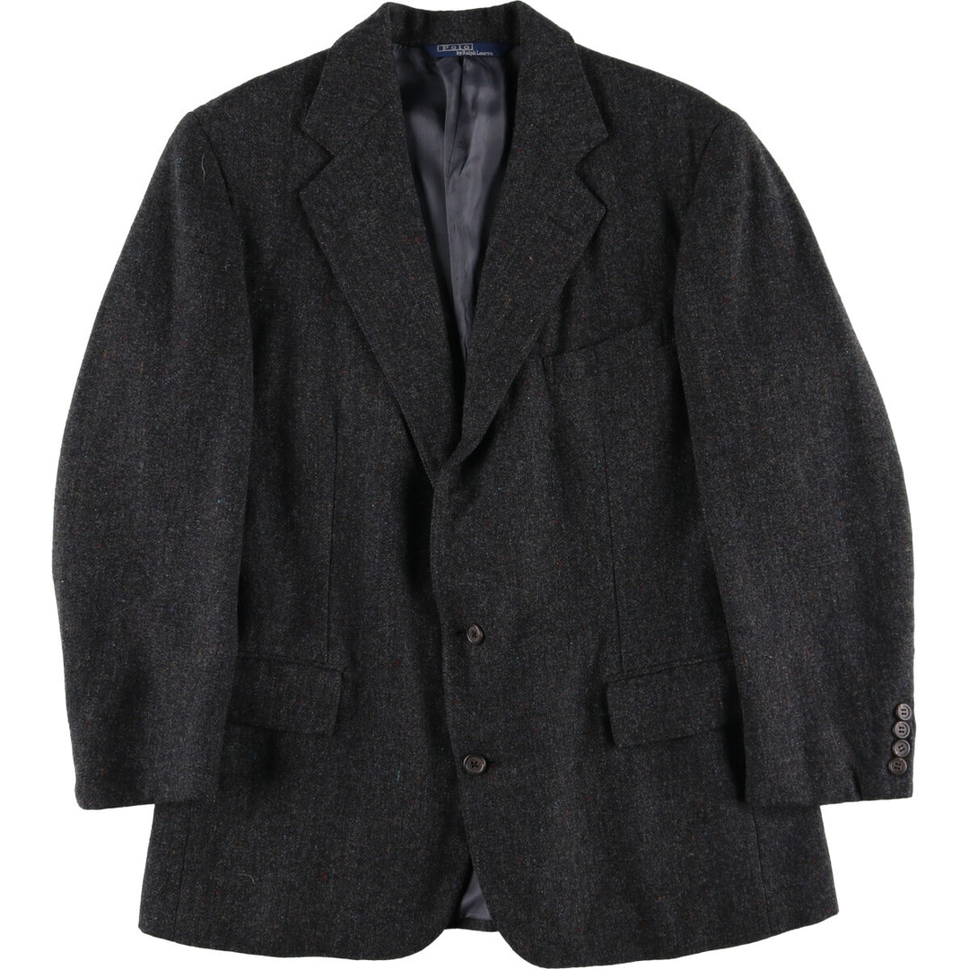 90'S POLO by Ralph Lauren Color Nep Wool Tailored Jacket Made in USA Men's S Size Vintage /eaa521175