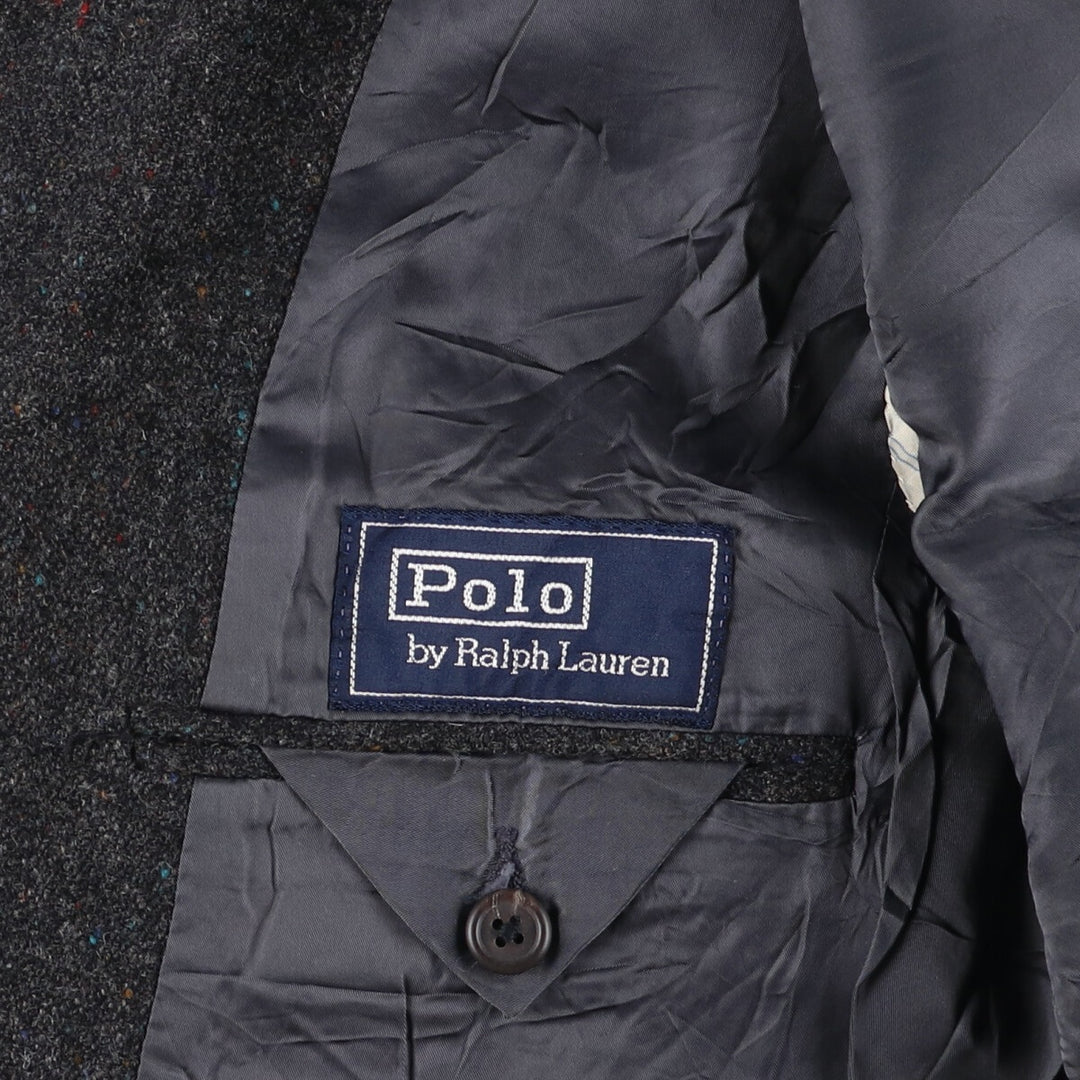 90'S POLO by Ralph Lauren Color Nep Wool Tailored Jacket Made in USA Men's S Size Vintage /eaa521175