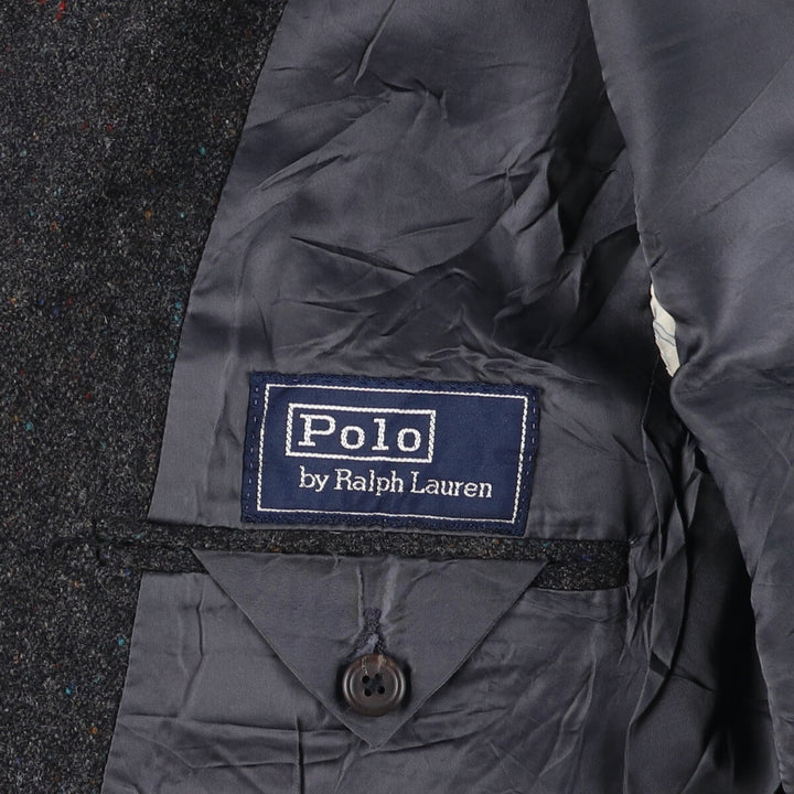 90'S POLO by Ralph Lauren Color Nep Wool Tailored Jacket Made in USA Men's S Size Vintage /eaa521175