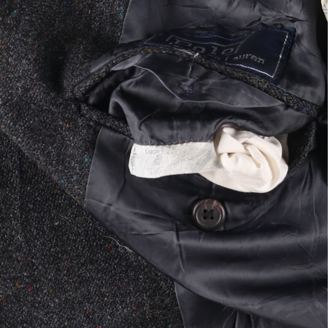 90'S POLO by Ralph Lauren Color Nep Wool Tailored Jacket Made in USA Men's S Size Vintage /eaa521175