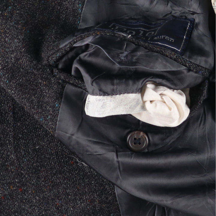 90'S POLO by Ralph Lauren Color Nep Wool Tailored Jacket Made in USA Men's S Size Vintage /eaa521175