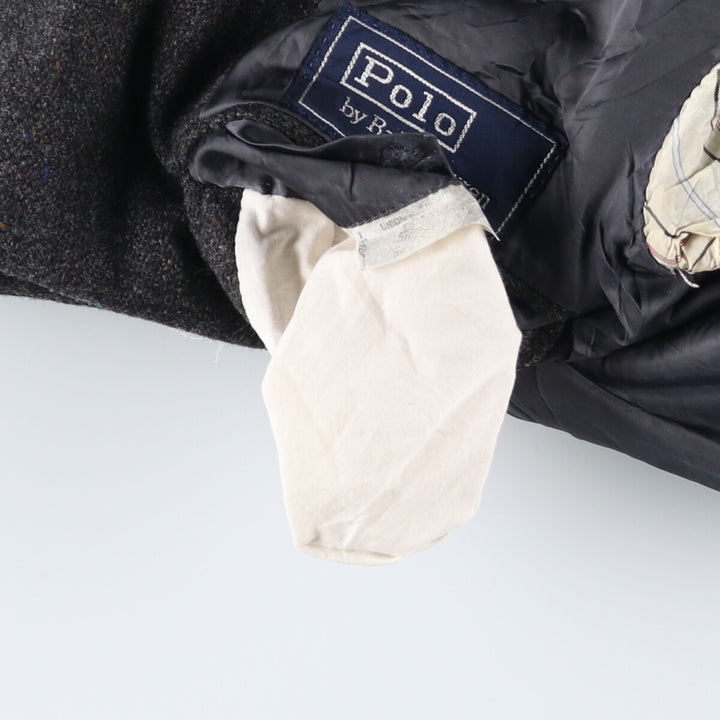 90'S POLO by Ralph Lauren Color Nep Wool Tailored Jacket Made in USA Men's S Size Vintage /eaa521175