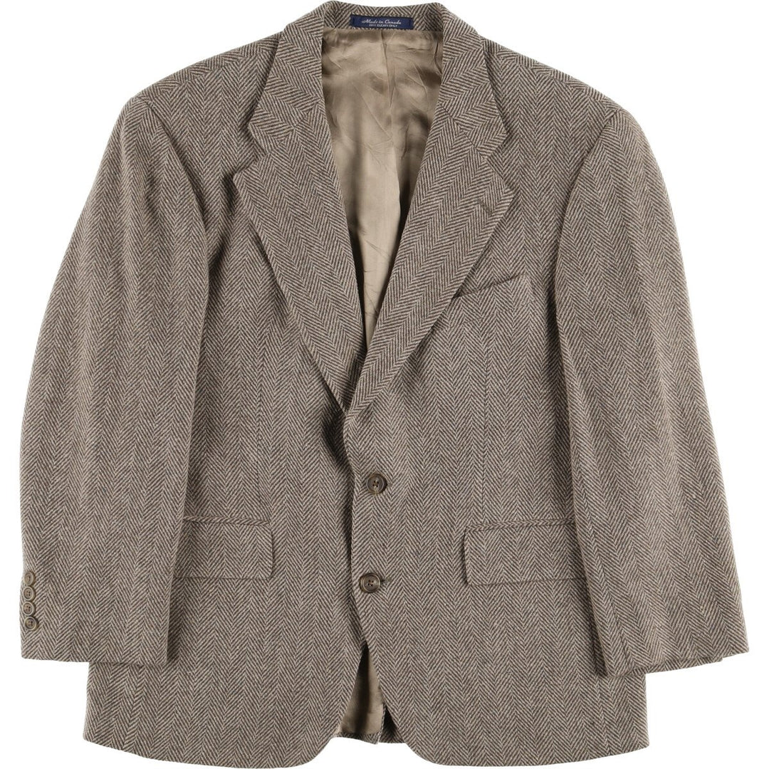 Ralph Lauren CHAPS Herringbone Wool Tailored Jacket Made in Canada Men's M size / eaa521177