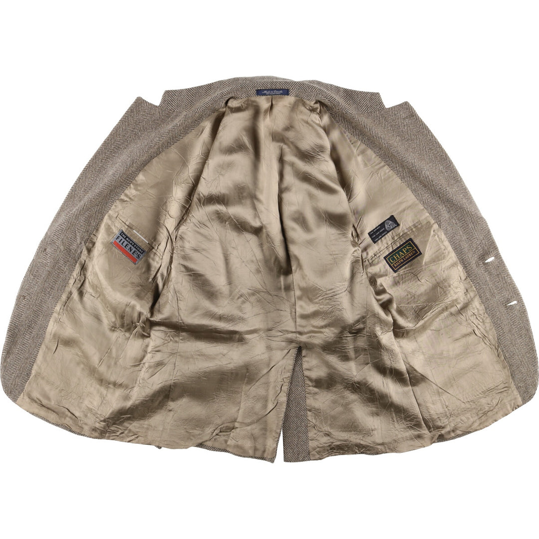 Ralph Lauren CHAPS Herringbone Wool Tailored Jacket Made in Canada Men's M size / eaa521177