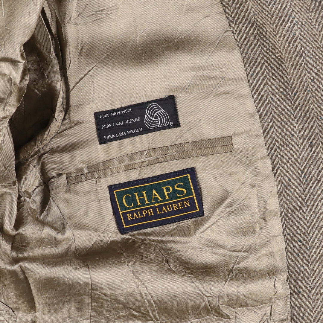 Ralph Lauren CHAPS Herringbone Wool Tailored Jacket Made in Canada Men's M size / eaa521177