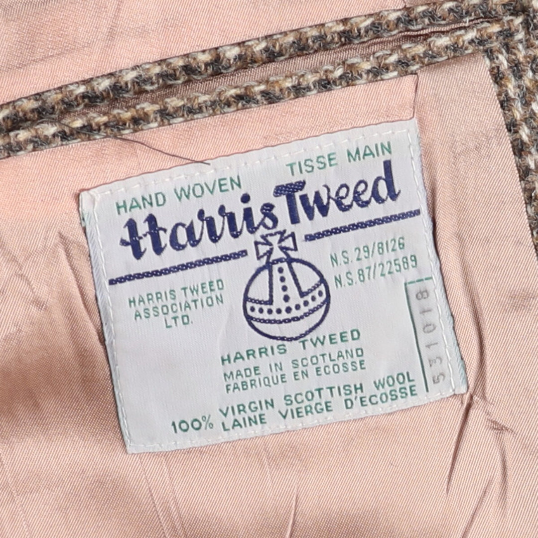 Leisman Harris Tweed Harris Tweed Wool Tailored Jacket Men's M size /eaa521178