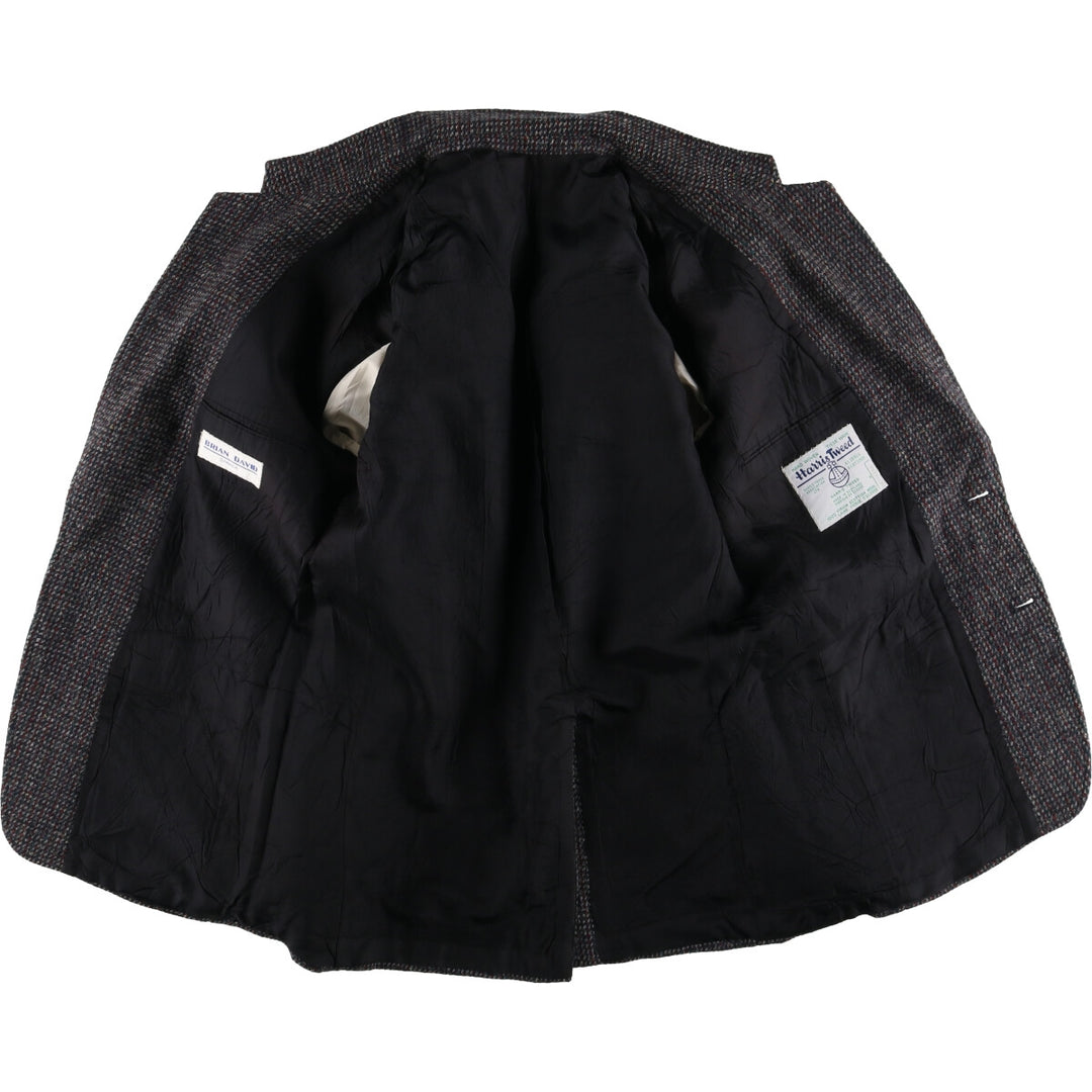 BRIAN DAVID Harris Tweed Wool Tailored Jacket Made in Canada Men's M size /eaa521179