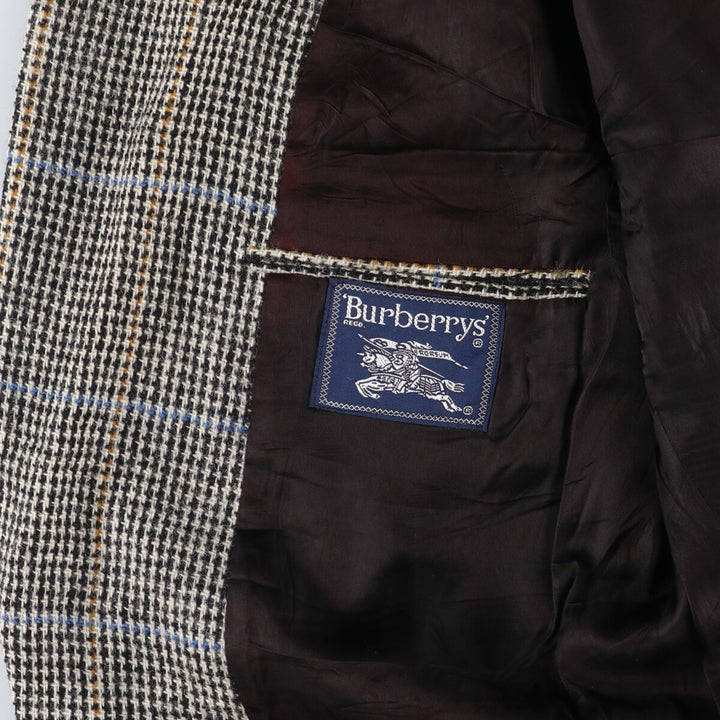 Burberry's Check Pattern Wool Tailored Jacket, Men's M size / eaa521180