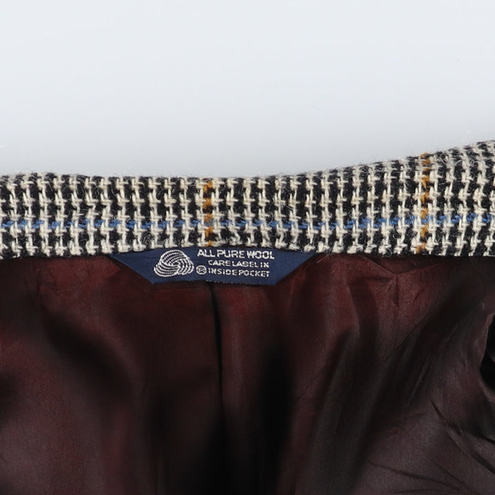 Burberry's Check Pattern Wool Tailored Jacket, Men's M size / eaa521180