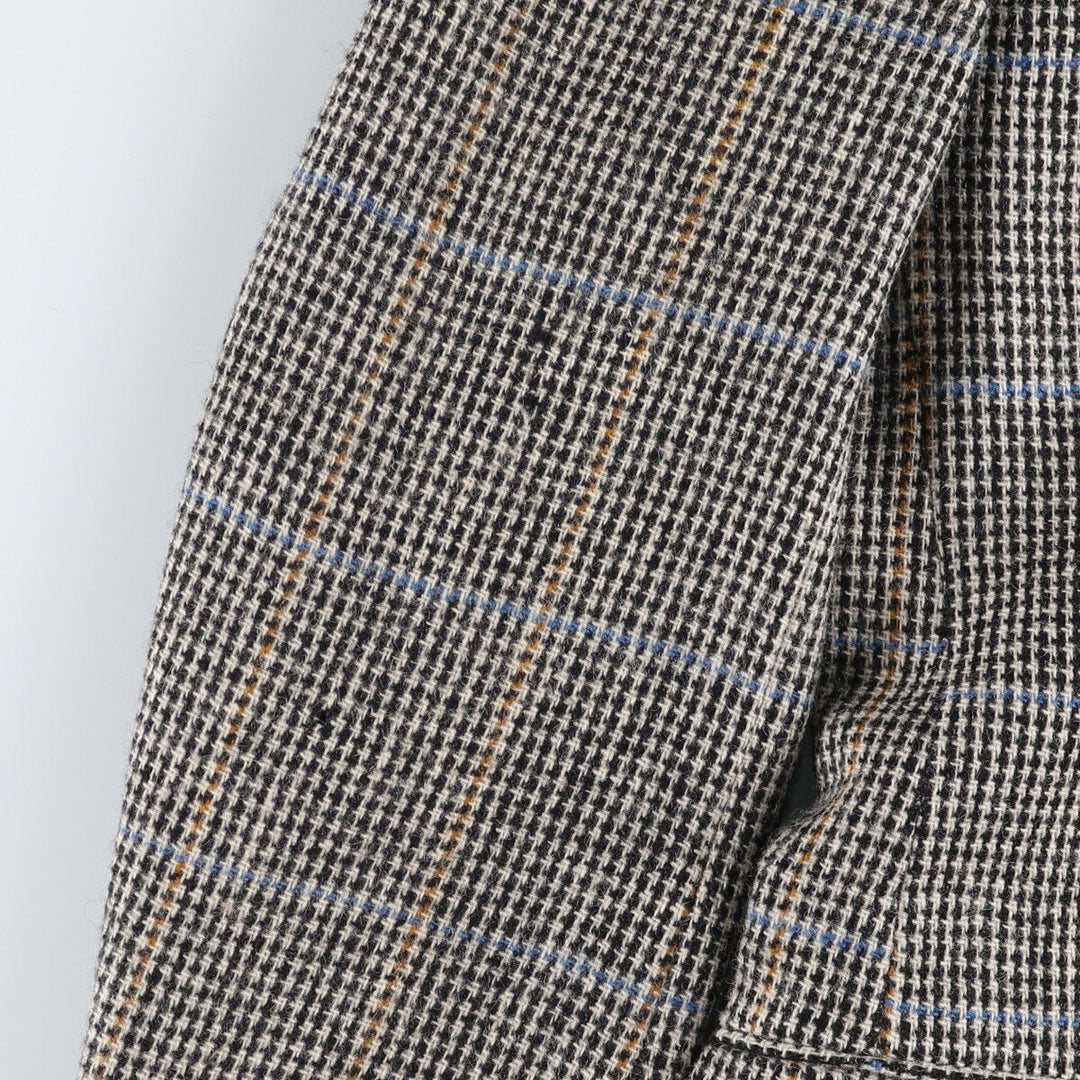 Burberry's Check Pattern Wool Tailored Jacket, Men's M size / eaa521180