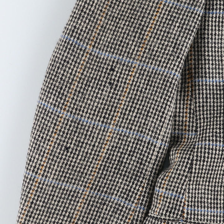 Burberry's Check Pattern Wool Tailored Jacket, Men's M size / eaa521180