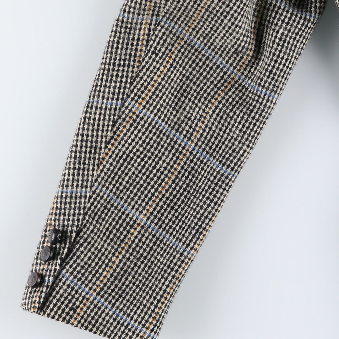 Burberry's Check Pattern Wool Tailored Jacket, Men's M size / eaa521180