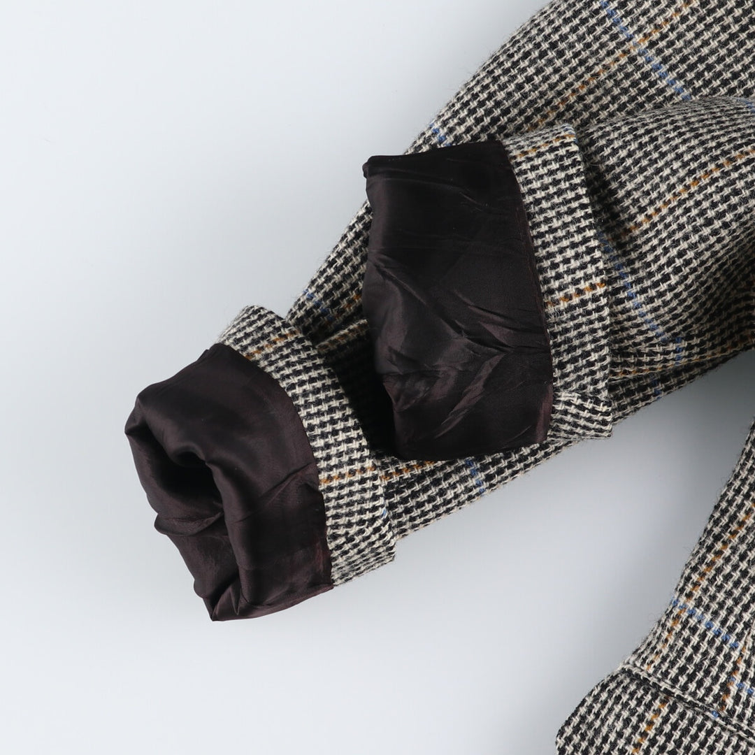 Burberry's Check Pattern Wool Tailored Jacket, Men's M size / eaa521180