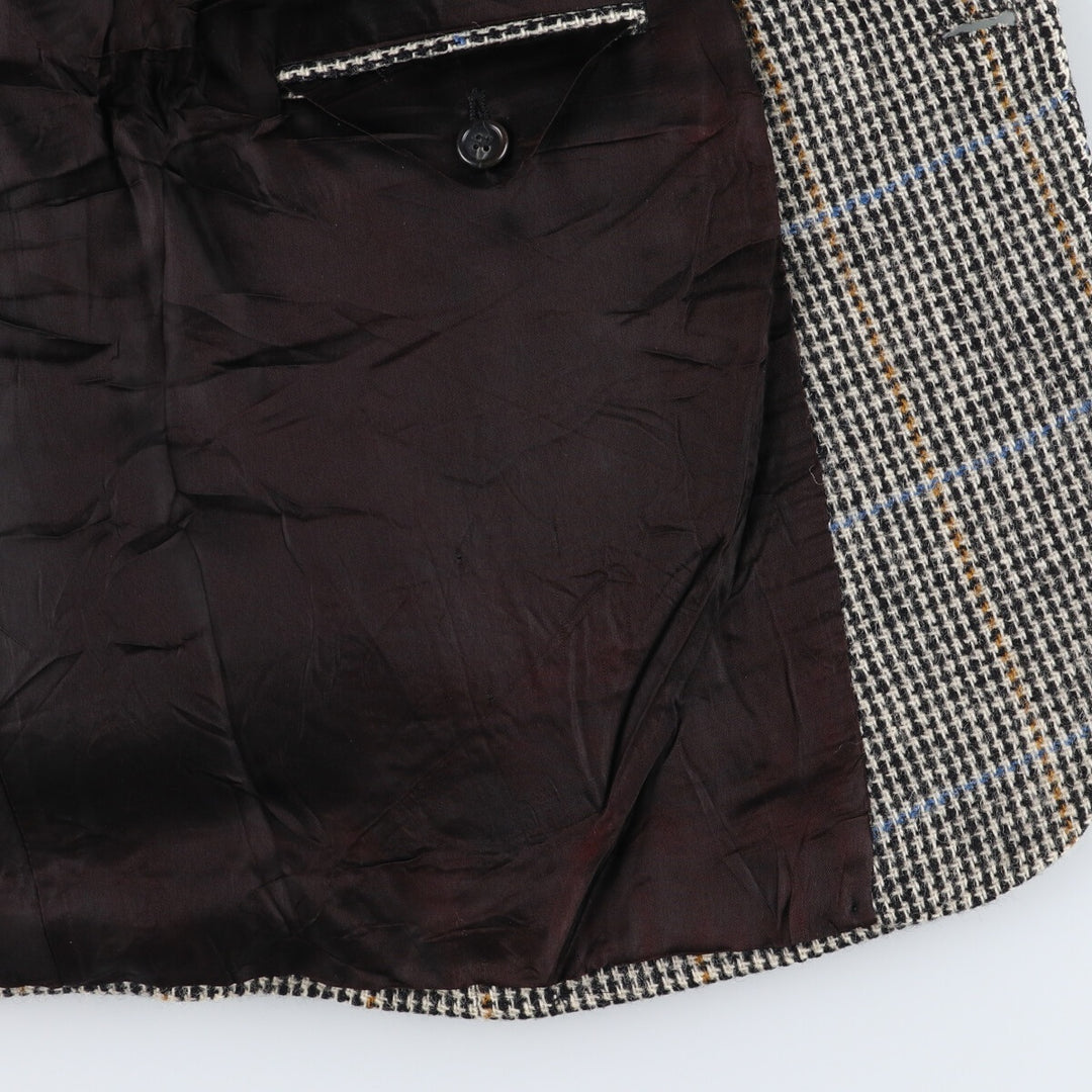 Burberry's Check Pattern Wool Tailored Jacket, Men's M size / eaa521180