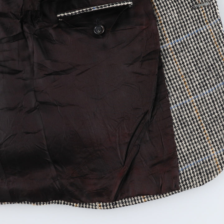 Burberry's Check Pattern Wool Tailored Jacket, Men's M size / eaa521180