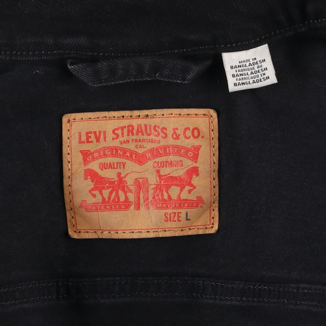 Levi's Black Denim Jacket, G-Jean, Men's Size L / eaa521186