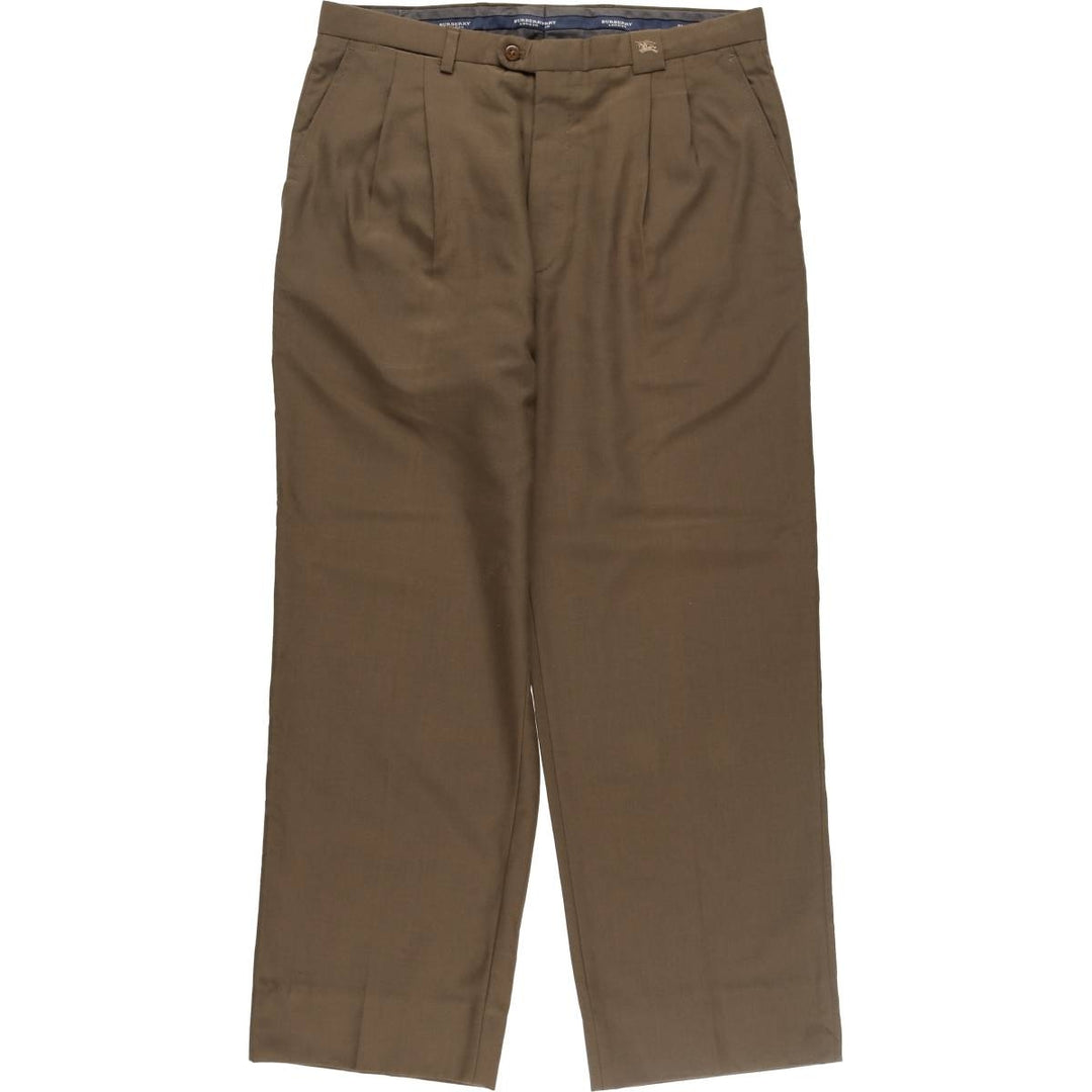 Burberry's BURBERRY LONDON Two-pleat wool pants slacks made in Spain Men's W34 equivalent /eaa521215
