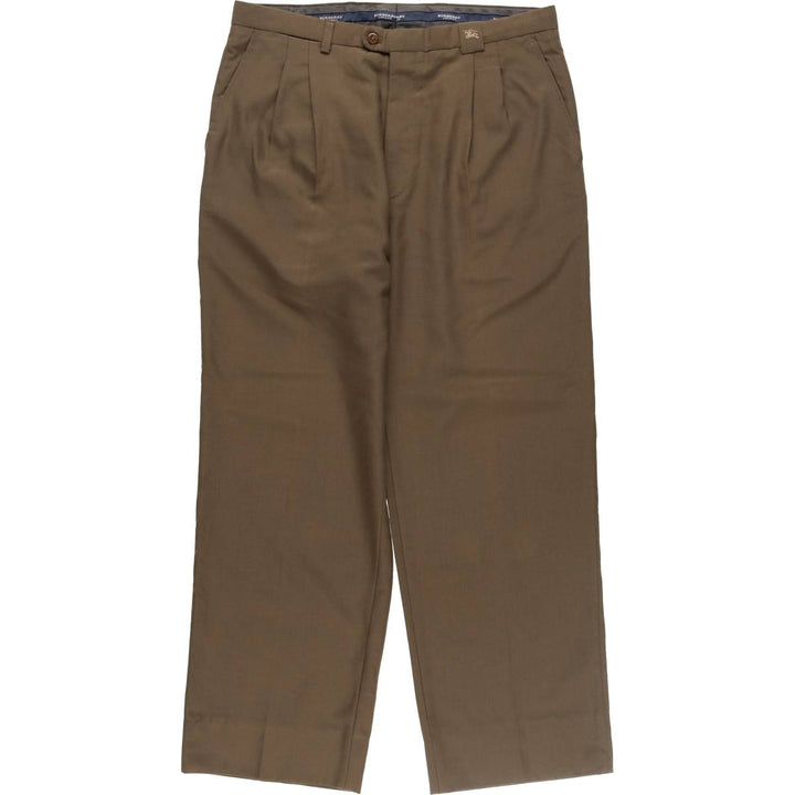 Burberry's BURBERRY LONDON Two-pleat wool pants slacks made in Spain Men's W34 equivalent /eaa521215