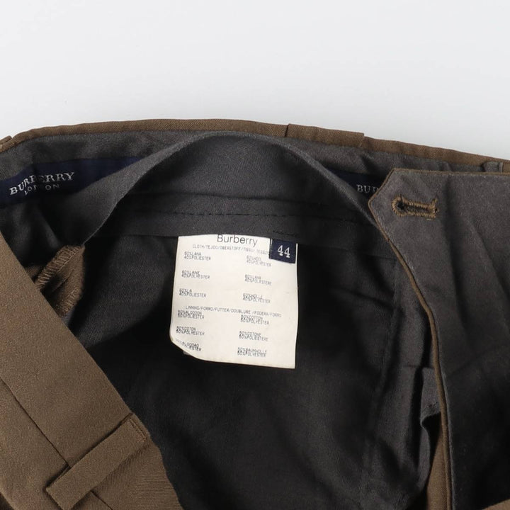 Burberry's BURBERRY LONDON Two-pleat wool pants slacks made in Spain Men's W34 equivalent /eaa521215