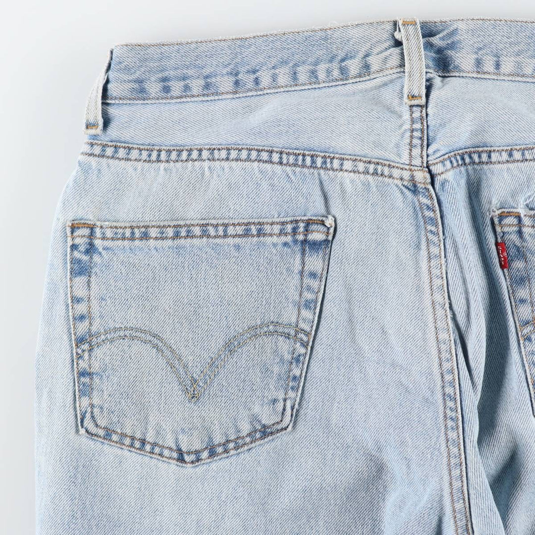 Levi's 550 Relaxed Fit Tapered Denim Pants for Men, W34 equivalent cotton blue type Vintage Second Hand