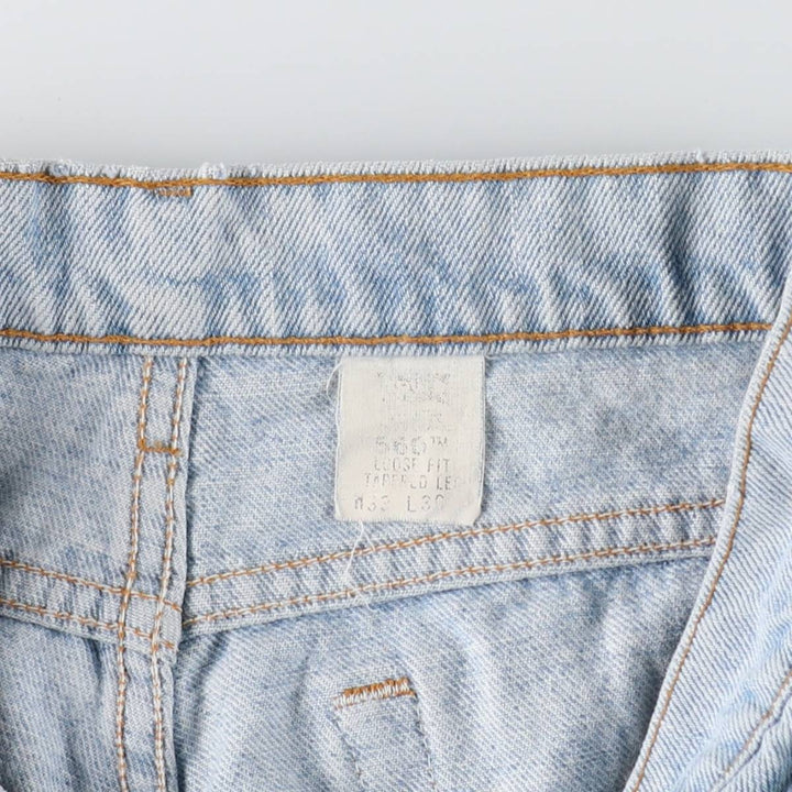 2000'S Levi's 560 Loose Fit Tapered Leg Denim Pants, Men's Size W32 cotton blue type Vintage Second Hand