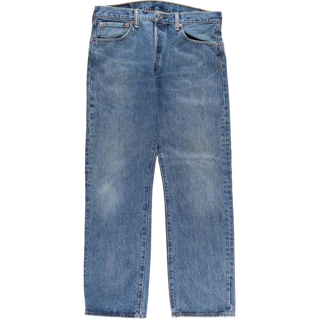 Levi's 501 straight denim pants for men, size W32 cotton blue type Vintage Second Hand