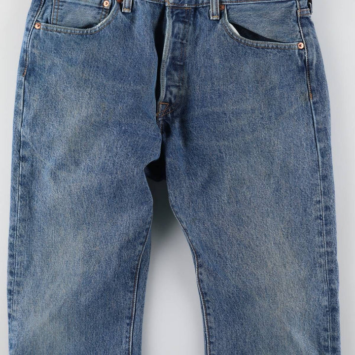 Levi's 501 straight denim pants for men, size W32 cotton blue type Vintage Second Hand