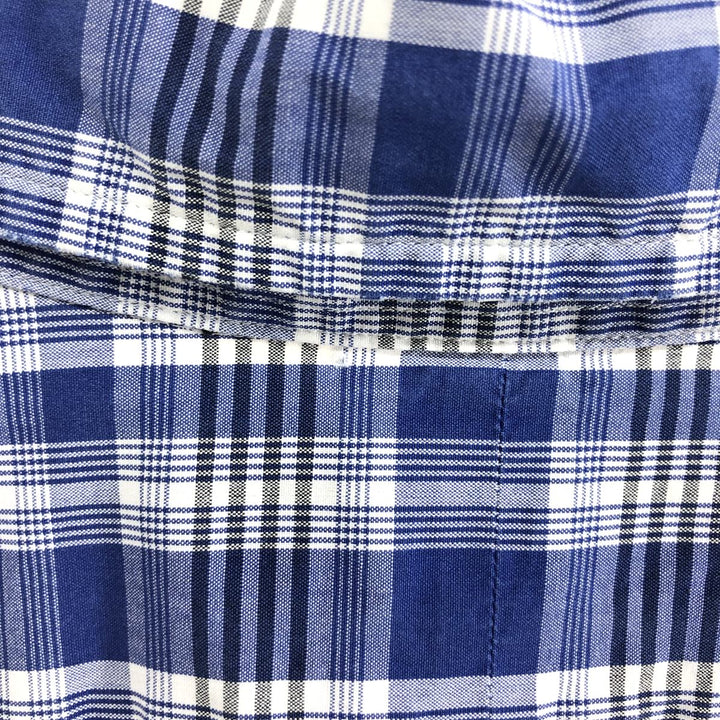 Ralph Lauren RALPH LAUREN GOLF BLAKE long-sleeved button-down check shirt, men's size M cotton black type Vintage Second Hand