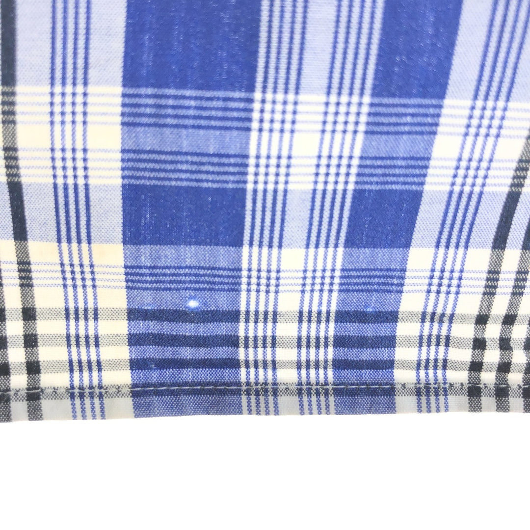 Ralph Lauren RALPH LAUREN GOLF BLAKE long-sleeved button-down check shirt, men's size M cotton black type Vintage Second Hand