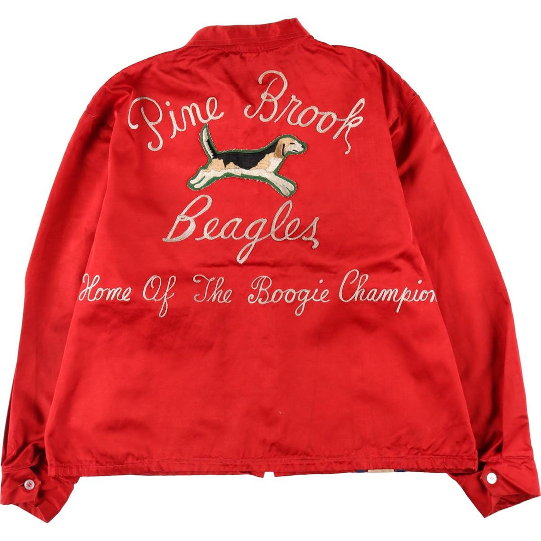 ~70'S Vintage Nylon Racing Jacket Men's Size L /eaa521333